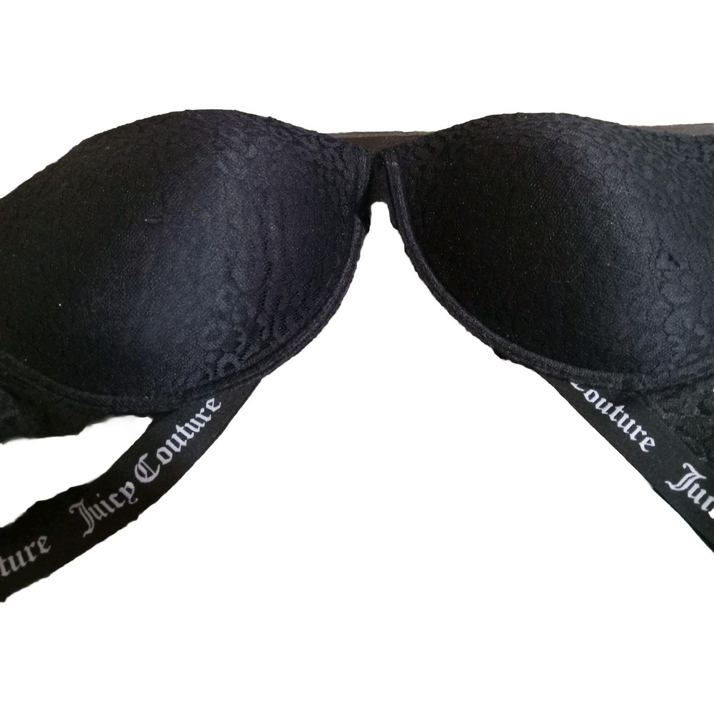 Juicy Couture Sexy Push Up Sexy Bra Black 38DD Intimates